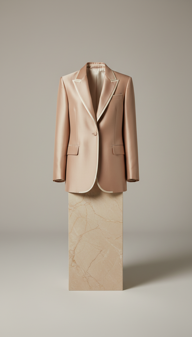 Silk-Lined Modernist Blazer