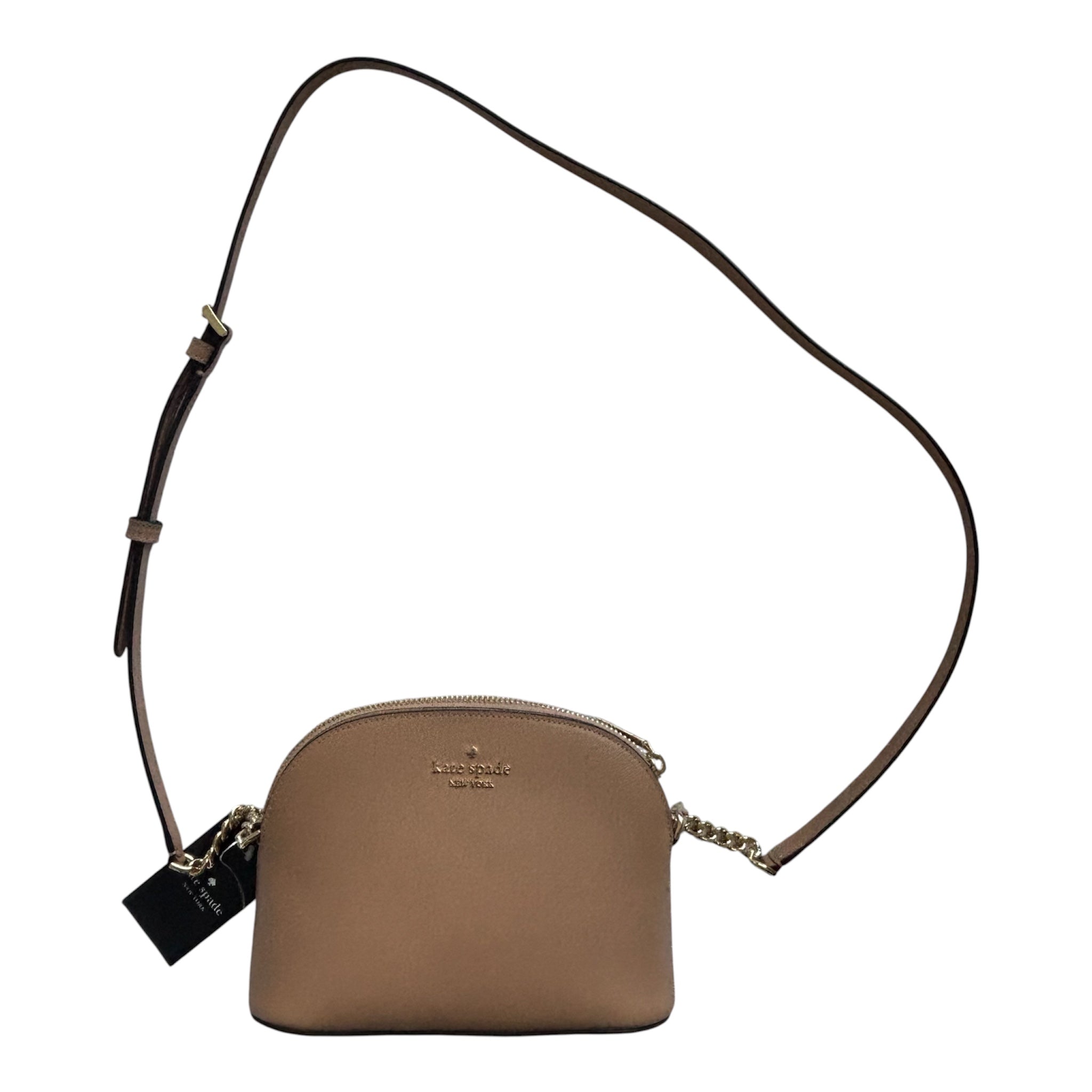 New with tag crossbody bag Warm Beige Authentic 8x5.8x3.1