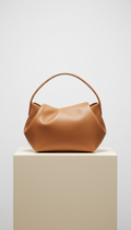 Italian Leather Sculpted Handbag