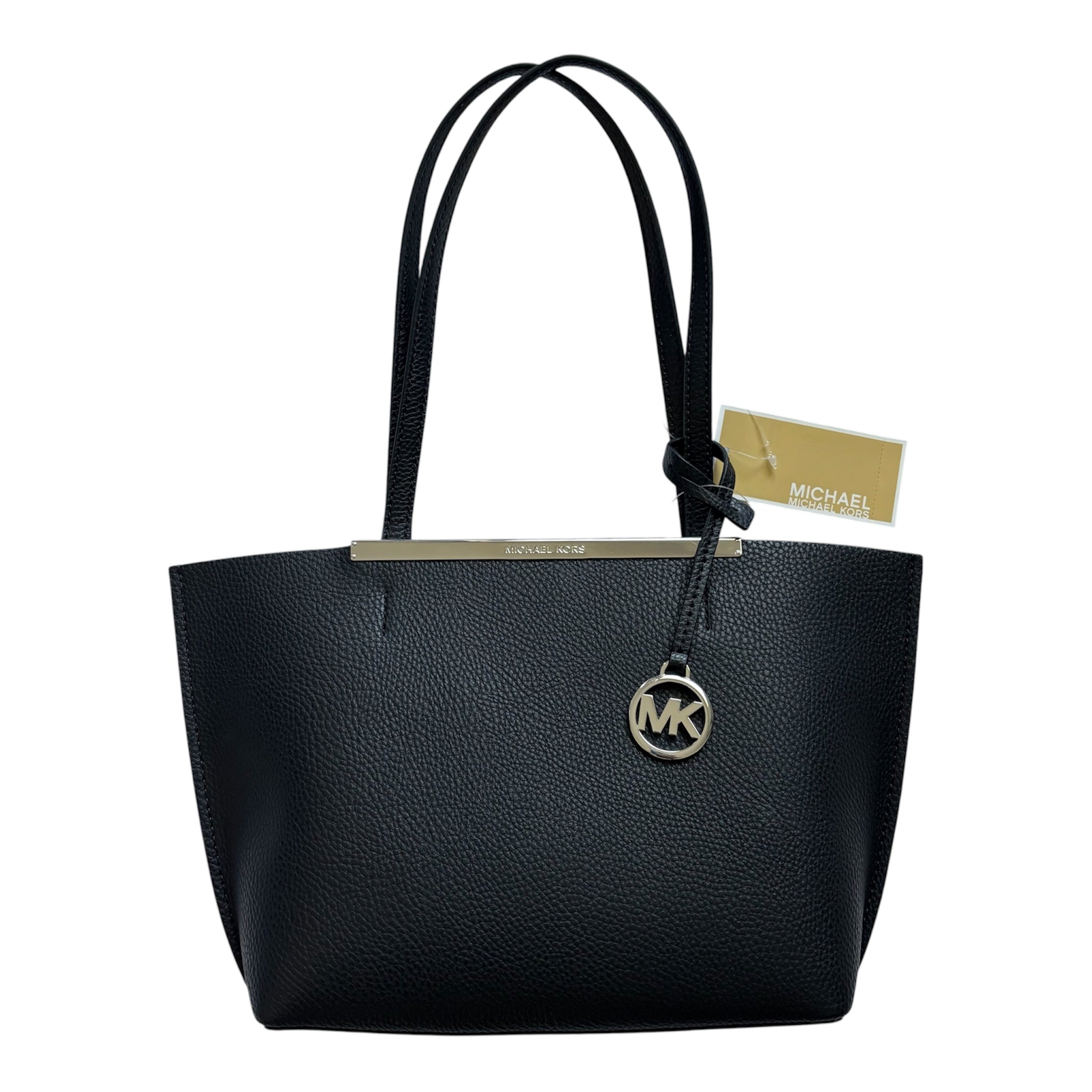 New with tag Michael Kors shoulder tote black bag Authentic 13x8x3.3