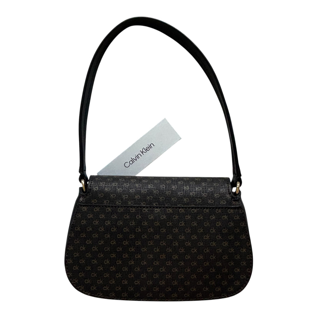 New with tag Calvin Klein shoulder bag brown/ black Authentic 9x6x2.5