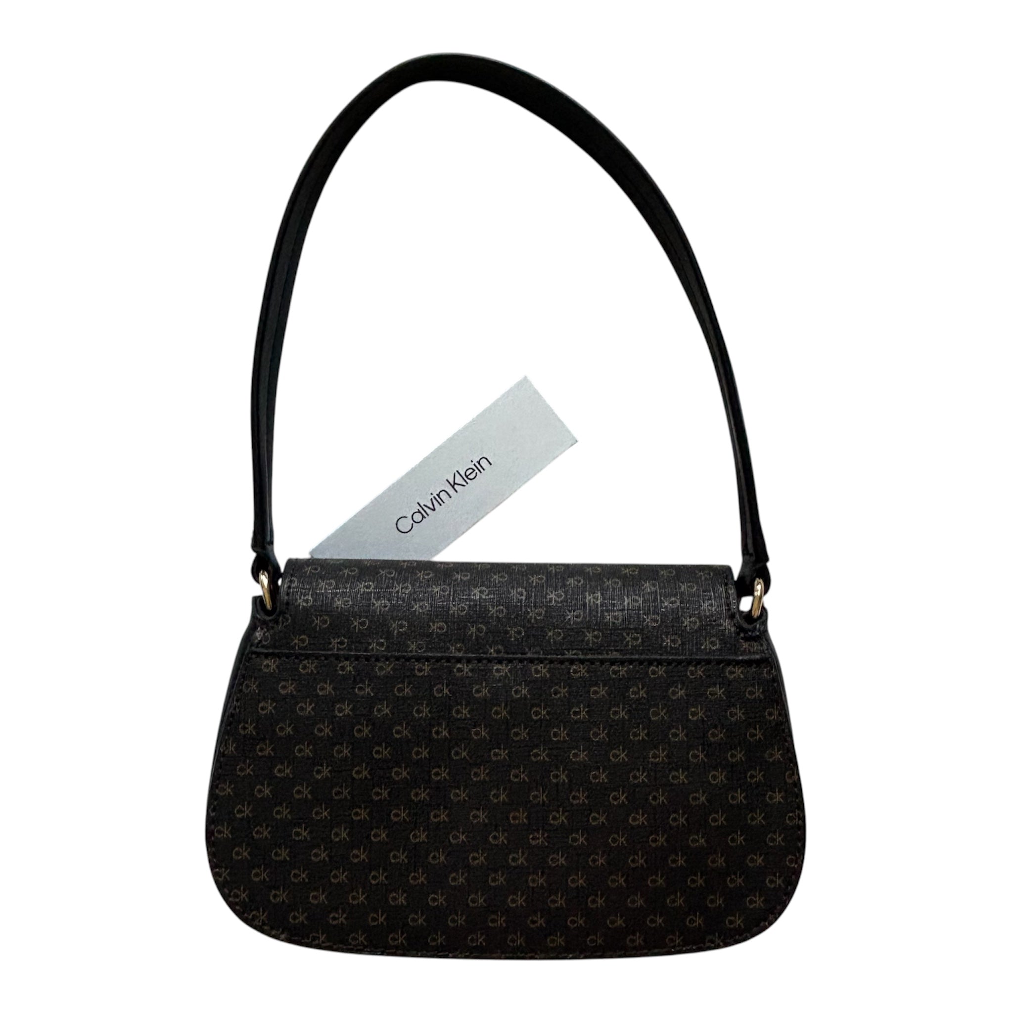 New with tag Calvin Klein shoulder bag brown/ black Authentic 9x6x2.5
