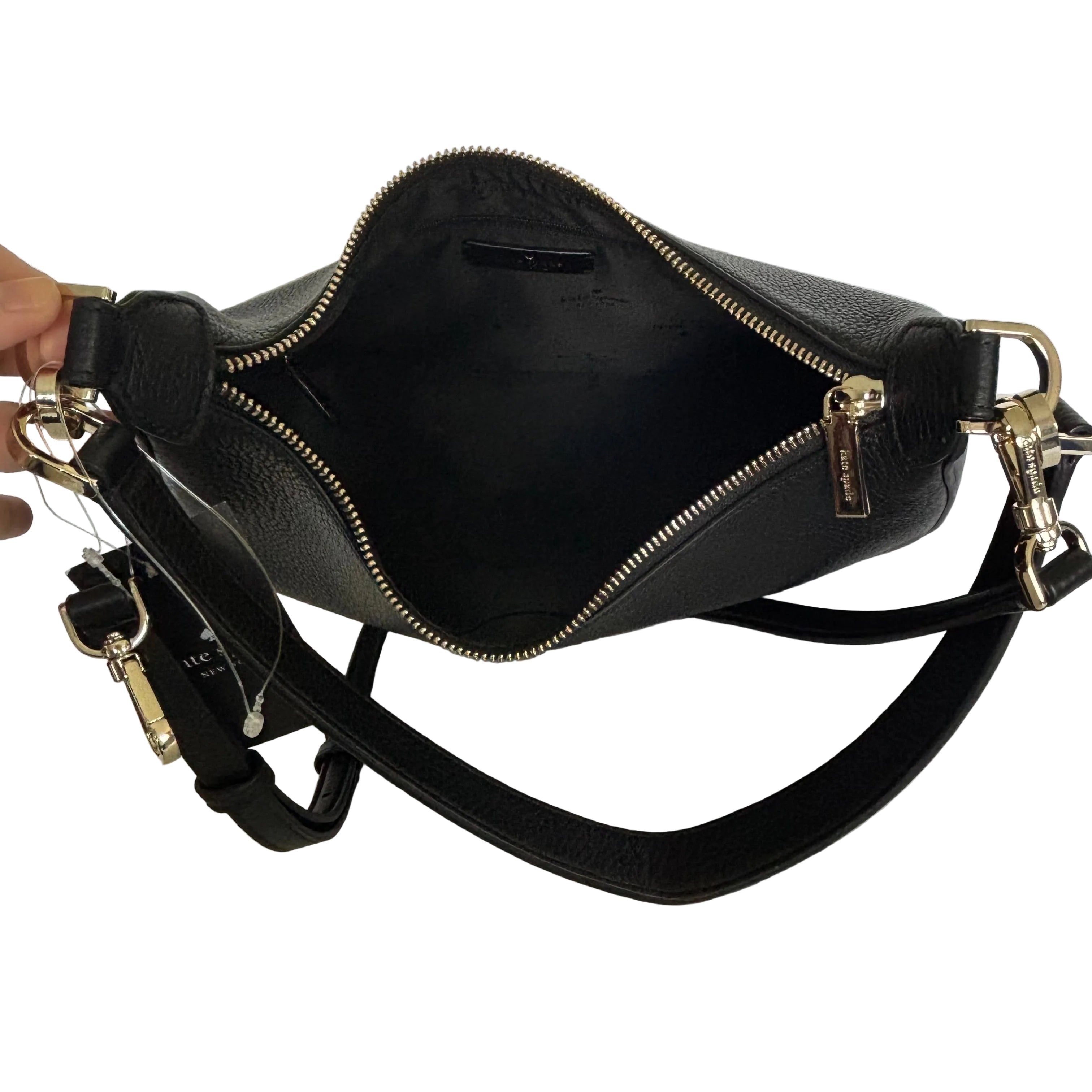 New with tag Kate Spade crossbody black bag Authentic 12x11x4.1
