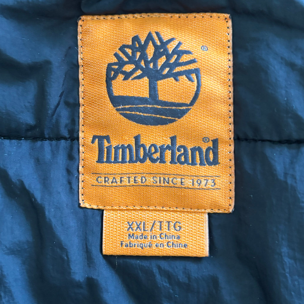 pre-owned Timberland hybrid quilted bomber jacket in good condition size XXL/TTG