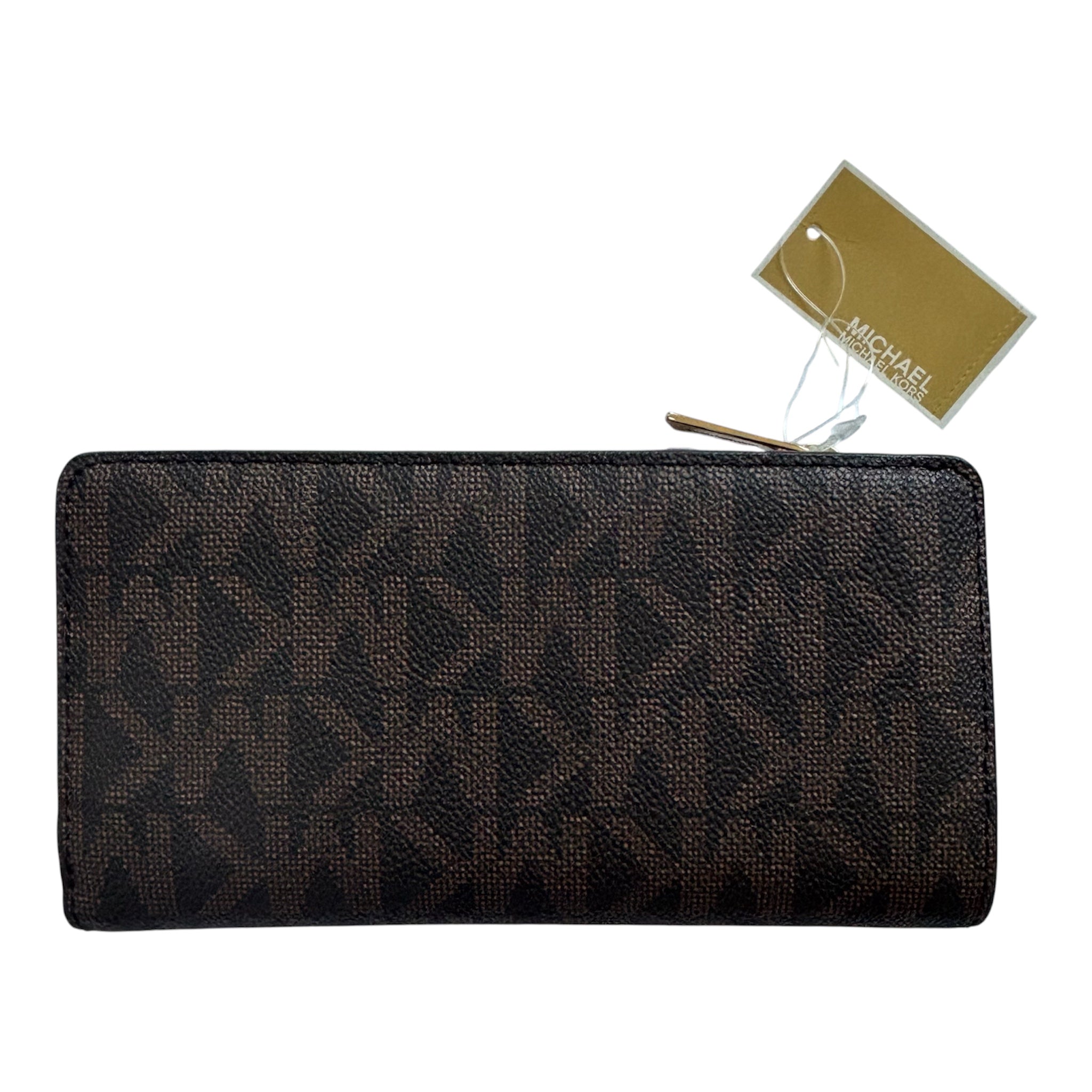 New with tag Michael Kors wallet Brown/Luggage Authentic 7x3.7